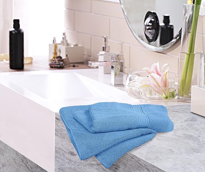 Utopia Towels 6 Pack Premium Hand Towels 16x28 in 600 GSM Electric Blue | - Image 5