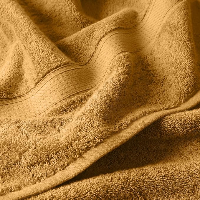 Superior Egyptian Cotton Plush & Absorbent, Bath Towel Set of 4, Soft Luxury - Image 6