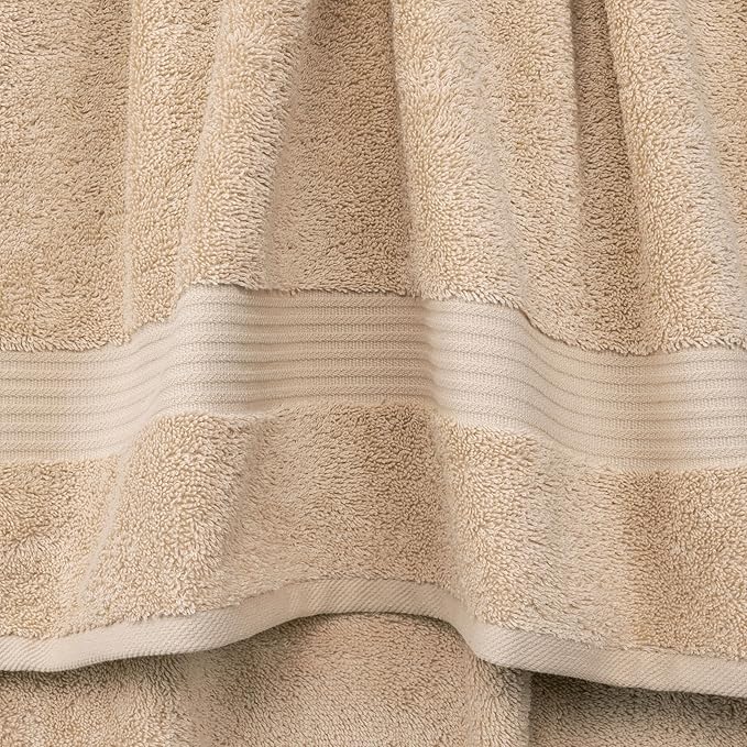 Cotton Paradise Turkish Towel Set, Soft Absorbent Quick Dry, 4 Piece Bath Towel - Image 3
