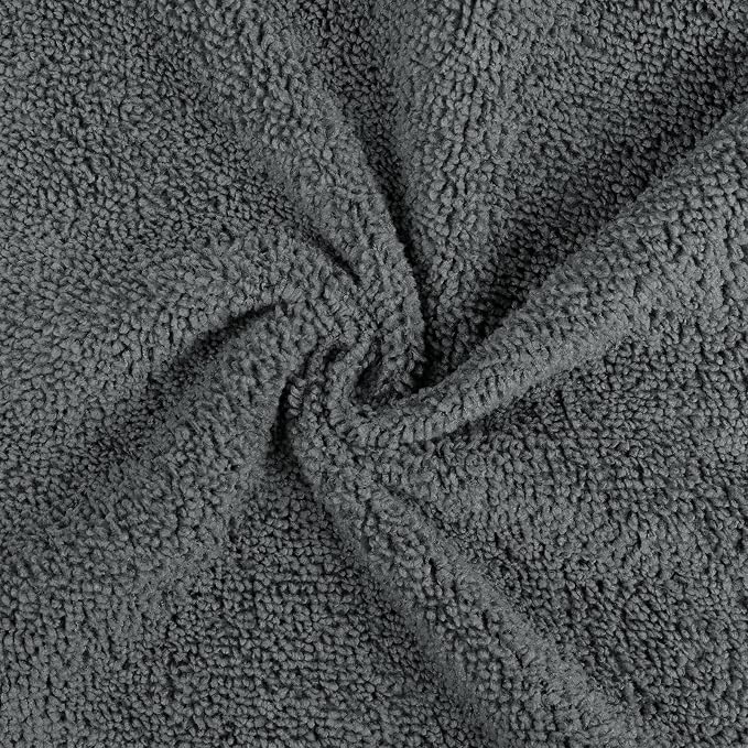 Orighty Washcloths Bulk, 50 Pack Microfiber Face Towels, 12x12 Inch Grey - Image 2