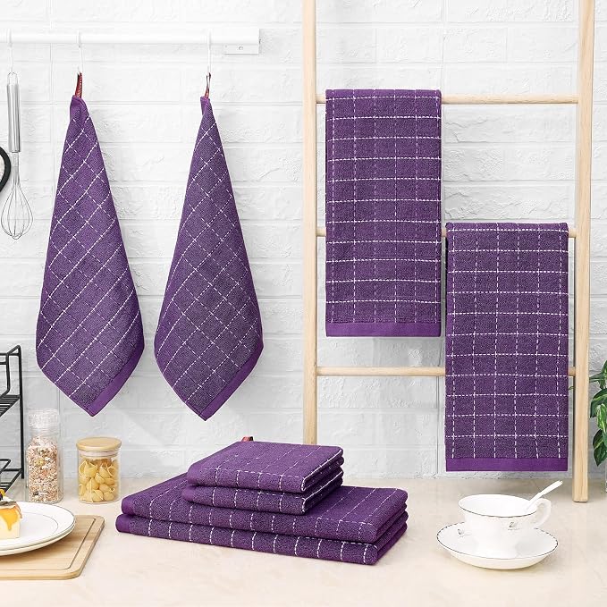 Homaxy Kitchen Towels and Dishcloths Set - Image 8