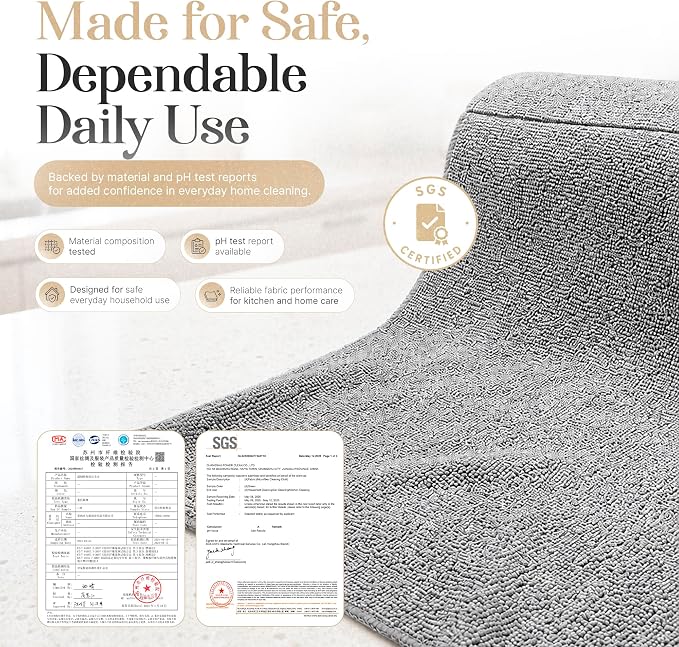 Microfiber Cleaning Cloth Roll 20 Sheets 11" x 10" Tear Away Microfiber Towel - Image 6