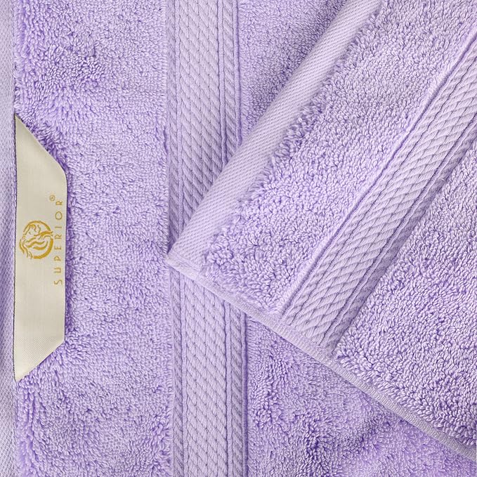 SUPERIOR Egyptian Cotton Pile Heavyweight Bath Sheet, 2 Piece Set, Ultra Soft - Image 5