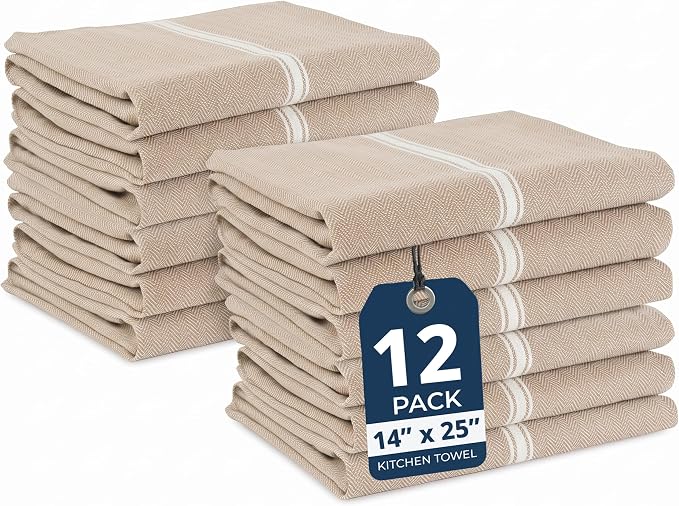 LANE LINEN 100% Cotton Dish Towels by LaneLinen