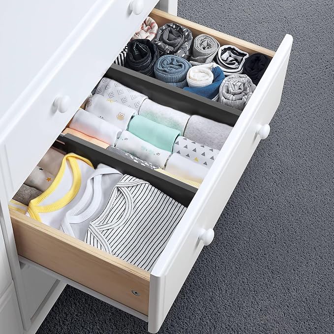 Utoplike Bamboo Kitchen Drawer Divider, Spring Loaded, Works in Kitchen - Image 4