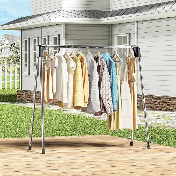 Upgraded 55" L Stainless Steel Clothes Drying Rack | Drying Rack Clothing - Image 6