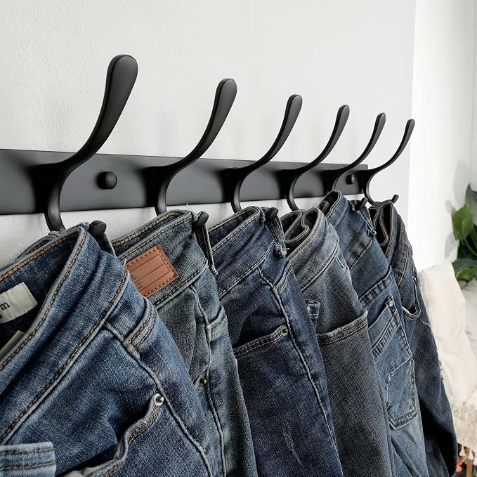 SKOLOO Heavy Duty Wall Mounted Coat Rack - Image 3
