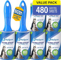 PetLovers Lint Rollers for Pet Hair Extra Sticky 6 Pack by PetLovers