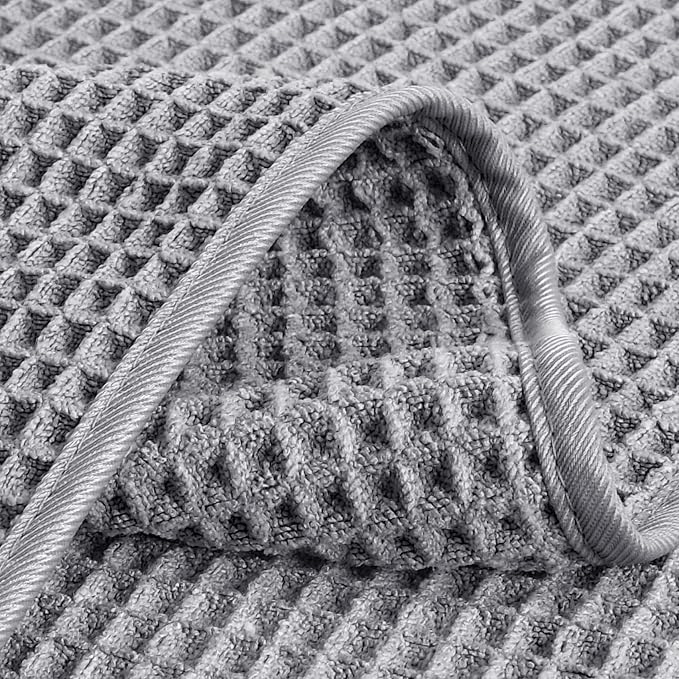 POLYTE 430 GSM Poly Blend Microfiber Quick Dry Waffle Hand Towel, 16x30 in | 4 - Image 4
