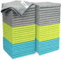 AIDEA Microfiber Cleaning Cloth-50PK, Microfiber Towels by AIDEAHOME