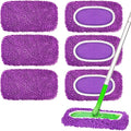 6Pcs Reusable Microfiber Mop Pads Compatible by ZMZPA