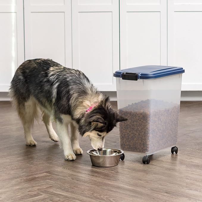 IRIS USA Dog Food Storage Container, Made in USA | Wheels - Image 5