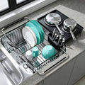 JASIWAY Black Dish Drying Rack in Sink by JASIWAY
