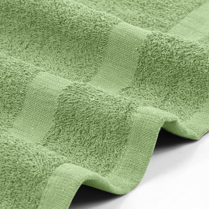 Utopia Towels Salon Towels, 16x27 in, 100% Cotton, Sage Green | Highly - Image 4