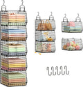 Capacity Upgrade Edition Deeper 4'' 5 Tier Foldable Hanging Closet Organizer by X-cosrack