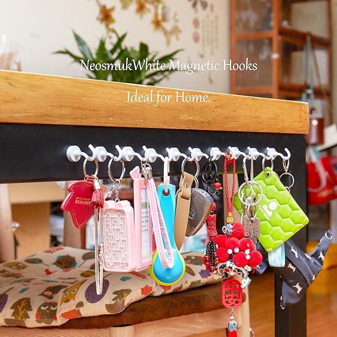 Neosmuk Magnetic Hooks, 30lb+ Heavy Duty Earth Magnets - Image 4