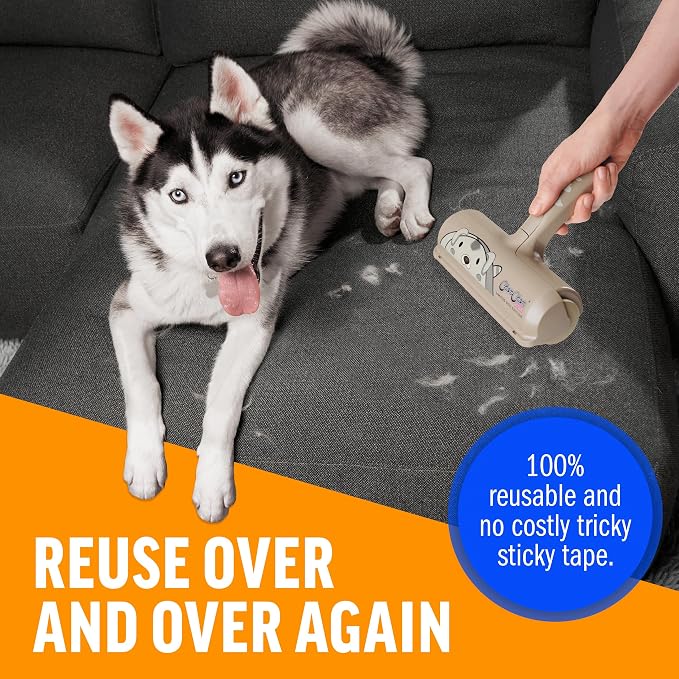 ChomChom Roller Pet Hair Remover – Original Size Reusable Lint Roller - Image 4