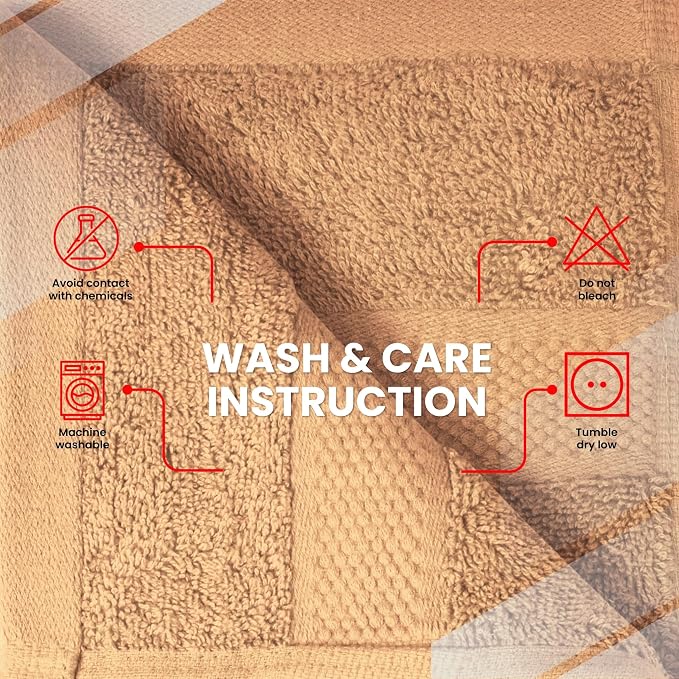 Infinitee Xclusives 100% Cotton Luxury Wash Cloths - Image 7