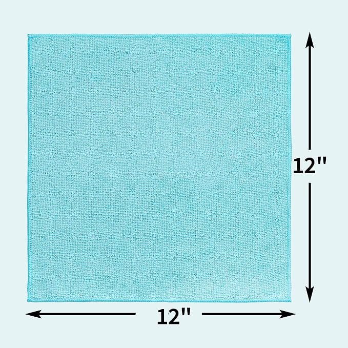 Microfiber Cleaning Cloth, 20 Pack Cleaning Rags, Washable Reusable Microfiber - Image 8