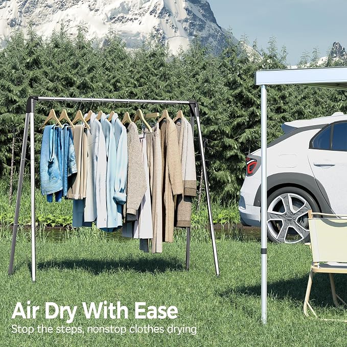 TOOLF Clothes Drying Rack Foldable, Portable Clothes Rack - Image 2