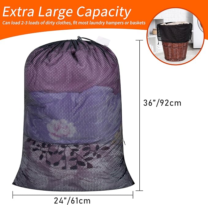Polecasa Heavy Duty Diamond Mesh Laundry Bag - Image 3