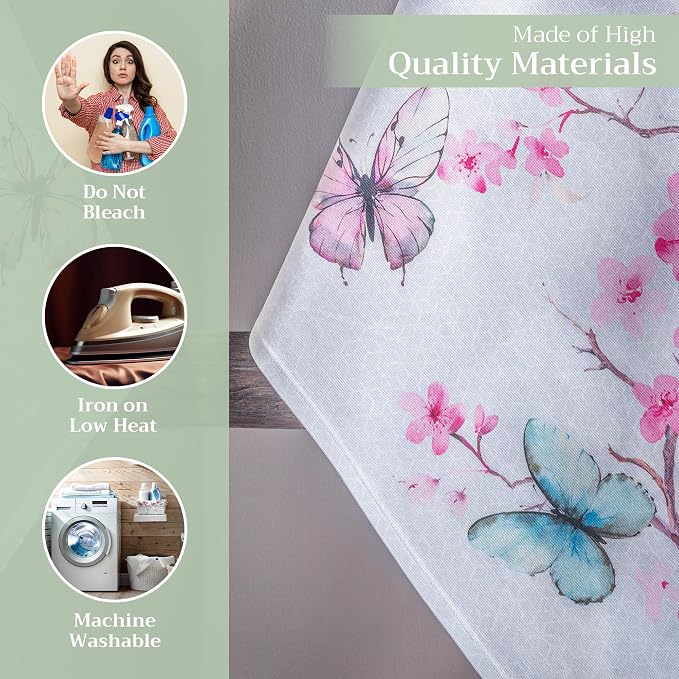 Maison d' Hermine Kitchen Towels Set of 3 Reusable 100% Cotton 27.50" x 20" - Image 3