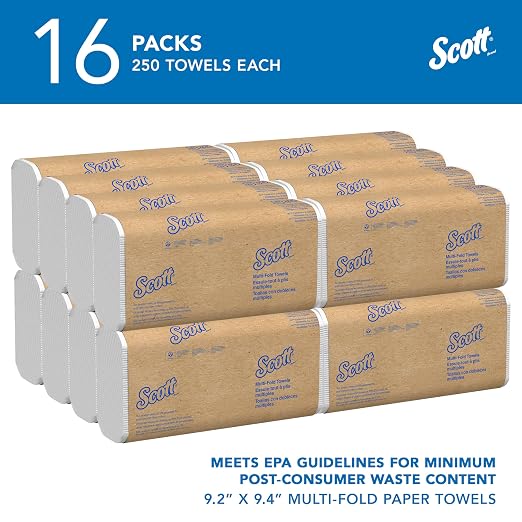 Scott Professional Multifold Paper Towels, 16 x 250 Sheets | Universal - Image 2