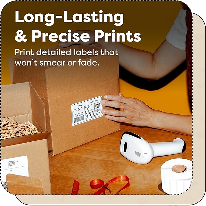 Aegis Adhesives - 1 1/4" X 1" Direct Thermal Labels (12 Rolls, 1300 Labels/Roll) Multipurpose QR Codes, Price Tags - Perforated, Compatible with Zebra Desktop Printers - NOT Rollo Compatible