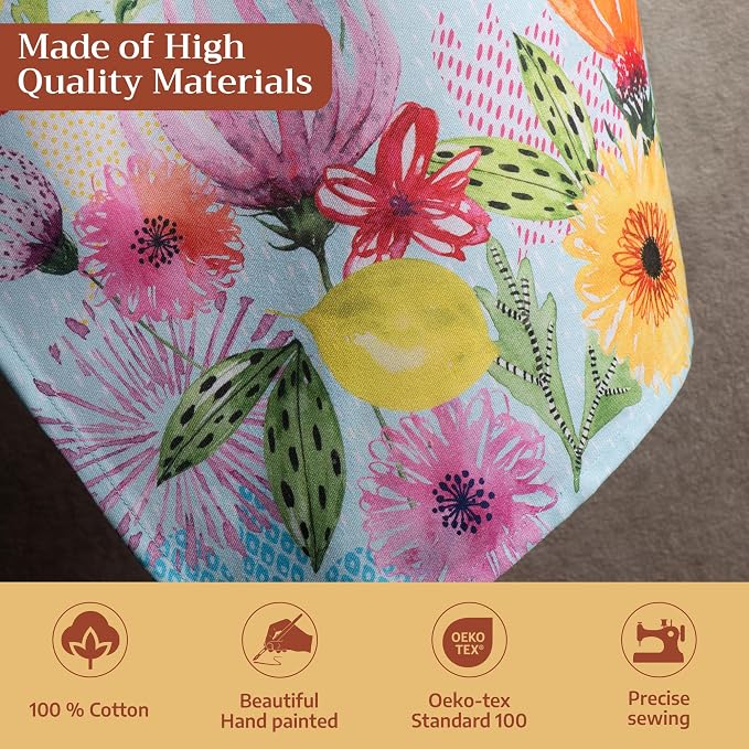 Maison d' Hermine Kitchen Towels Set of 3 Reusable 100% Cotton 27.50" x 20" - Image 3