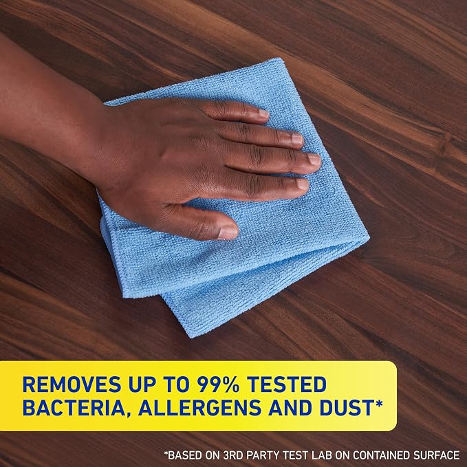Quickie Microfiber Cleaning Cloth, 14 x 14 Inches, Washable and Reusable - Image 3
