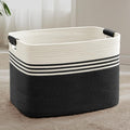 100L Large Woven Laundry Basket Hamper by SunNewt