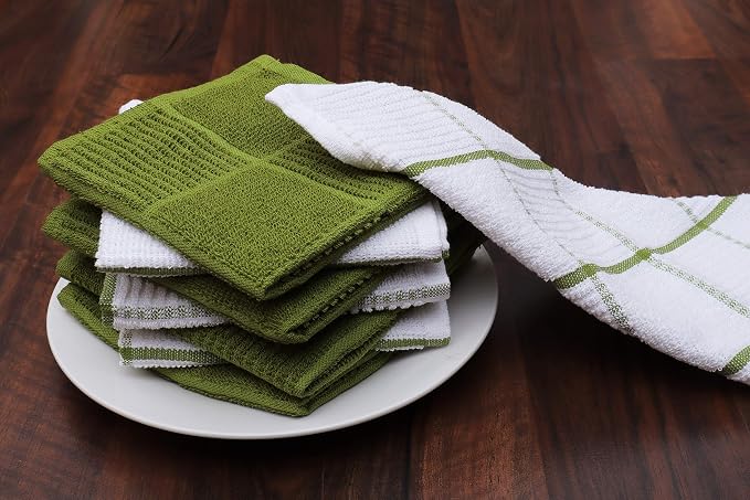 AMOUR INFINI Dish Cloths for Washing Dishes Set of 8 - Image 7