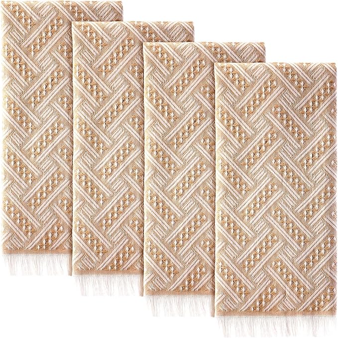 HunnmingRe 7 Pack Boho Hand Towel by HunnmingRe