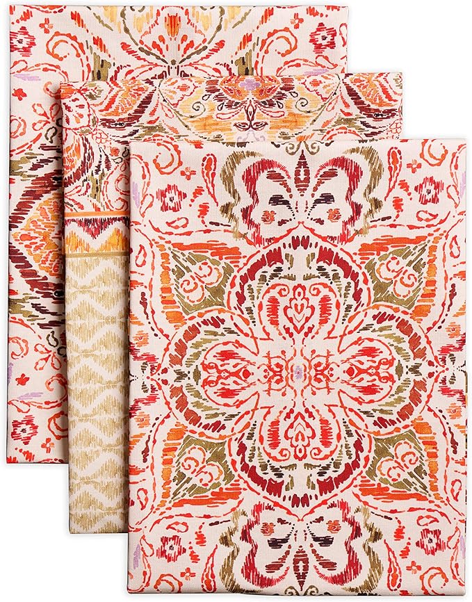Maison d' Hermine Kitchen Towels Set of 3 Reusable 100% Cotton 27.50" x 20" by MaisondHermine