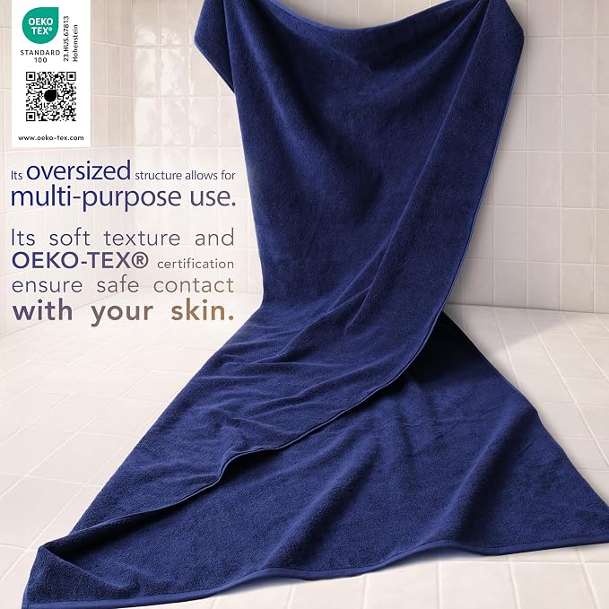Cotton Paradise 100% Cotton Turkish Towel, Soft Absorbent Quick Dry, 40x80 - Image 3