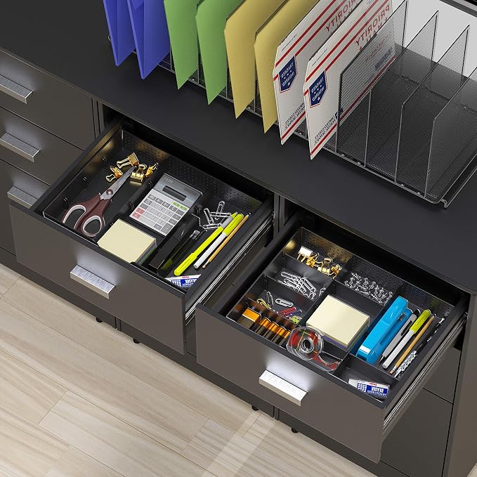 Simple Houseware Drawer Organizer Tray, 9 Compartments, and Craft Drawer or - Image 2