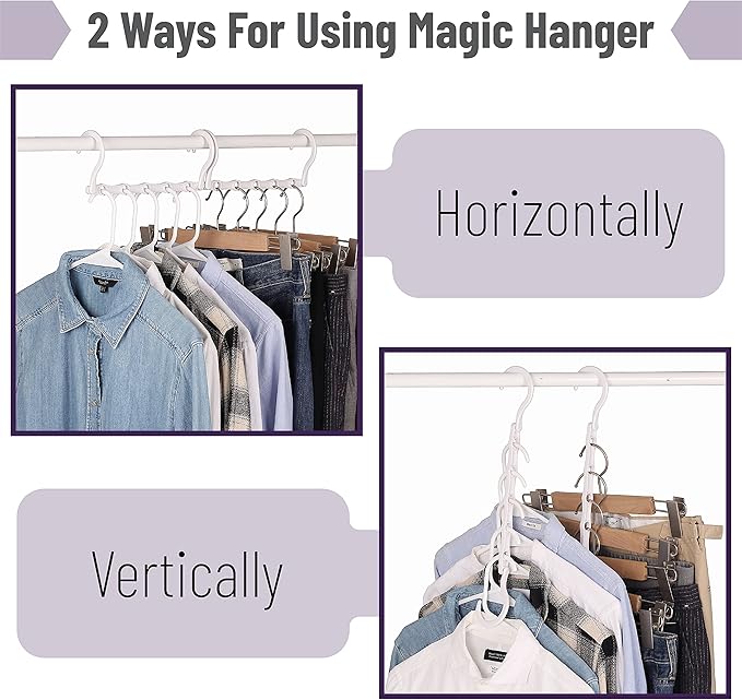 Mr. Pen- Space Saving Hangers, 360° Rotating Hooks - Image 6