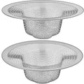 2 Pack - 4.5" Top / 3" Mesh Basket - Kitchen Sink Drain Strainer Stainless by HilltopProducts