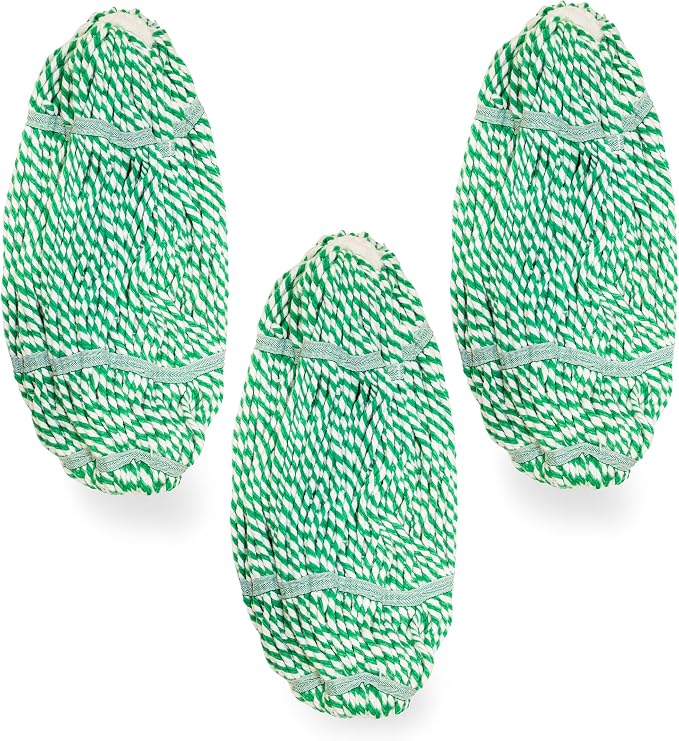 Libman Tornado Mop Refill, Cotton Twist Mop Head, Machine Washable, 3 Pack - Image 2