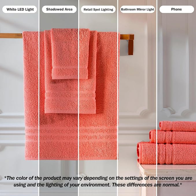 Washcloth Linen Set Premium Original Turkish Cotton, Hotel Quality - Image 3