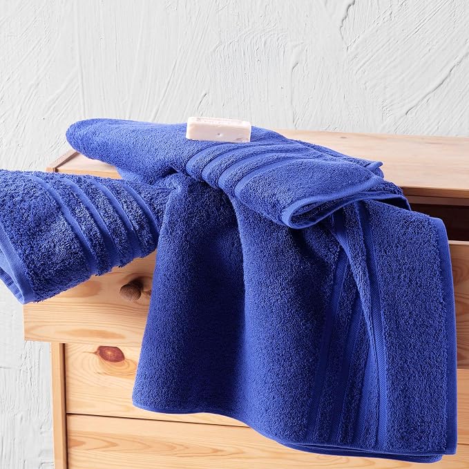 Hawmam Linen Jumbo Large Bath Sheets Towels 2 Pack Soft and Absorbent - Image 4