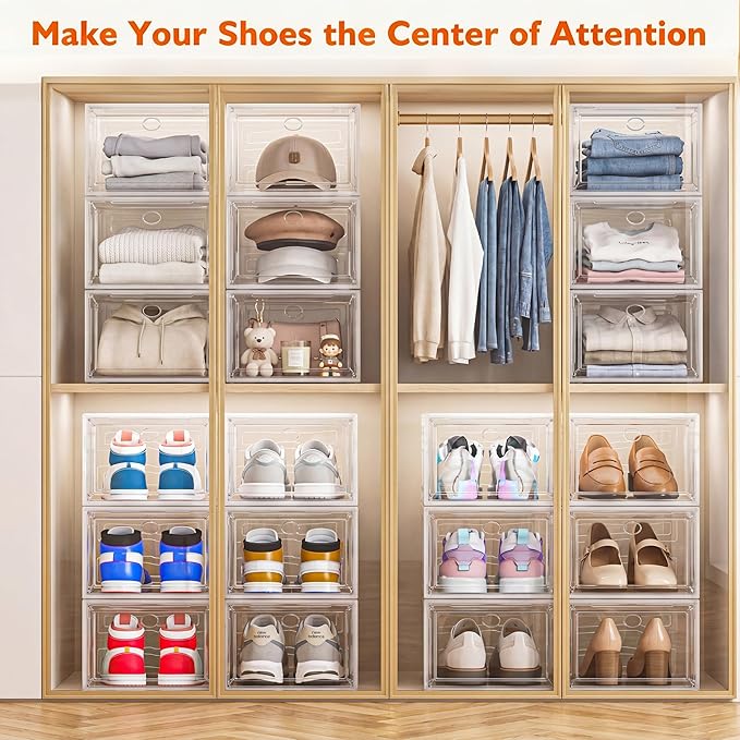 Sturdy Clear Shoe Organizer - Image 6