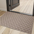 Azadx 2'x3' Front Entryway Door Mat Non Slip Indoor Door mats Washable Entry Mats Welcome Doormat Dirt Trapper for House Entry Low Profile Doormat Indoor Entrance Mat