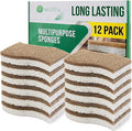 12 Pack Washing Up Sponges, Eco Kitchen Dish Cleaning Sponges, Biodegradable & by ecoTru