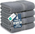 LANE LINEN Bath Hand Towels 100% Cotton 4 Pack 16x28 by LaneLinen