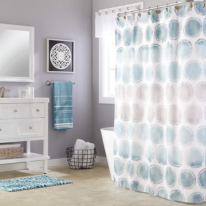 SKL Home Seabrook Stripe Hand Towel Set-2pc, Premium 100% Cotton, Teal | 550 - Image 3