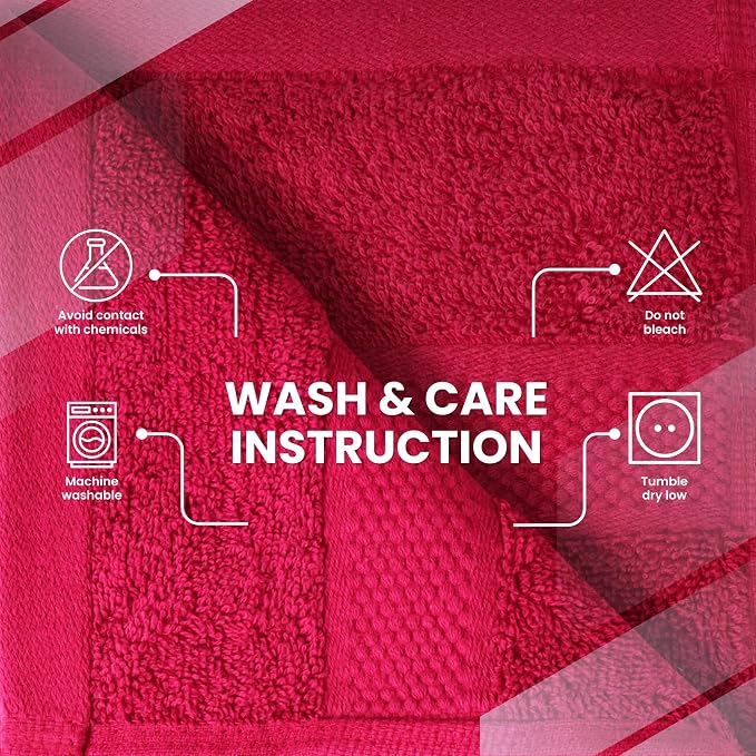 Infinitee Xclusives 100% Cotton Luxury Wash Cloths - Image 7