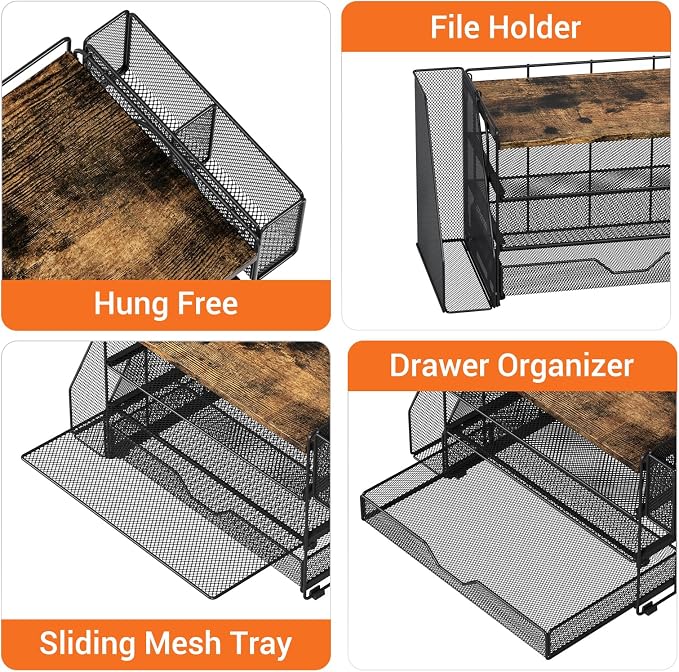Desk Organizers and Accessories, 4-Tier Desktop File Organizer - Image 7