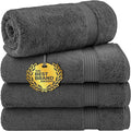 Cotton Paradise Turkish Towel Set, Soft Absorbent Quick Dry, 4 Piece Bath Towel by UNITEDHOMETEXTILE