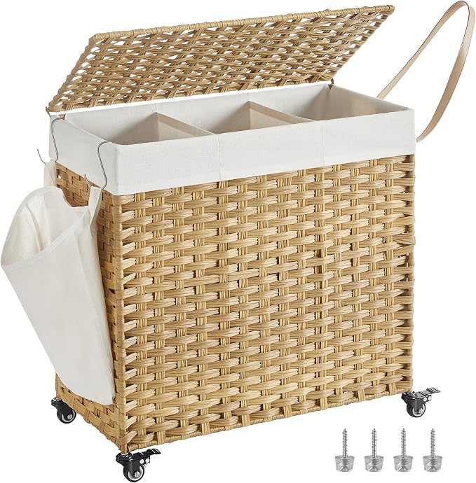 SONGMICS Rolling Laundry Hamper by Unknown